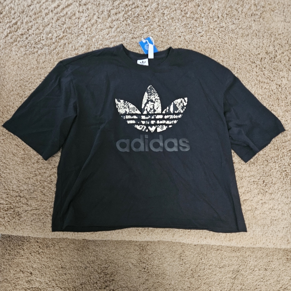 Brand New With Tag Adidas Originals Womens Snake Print Shirt